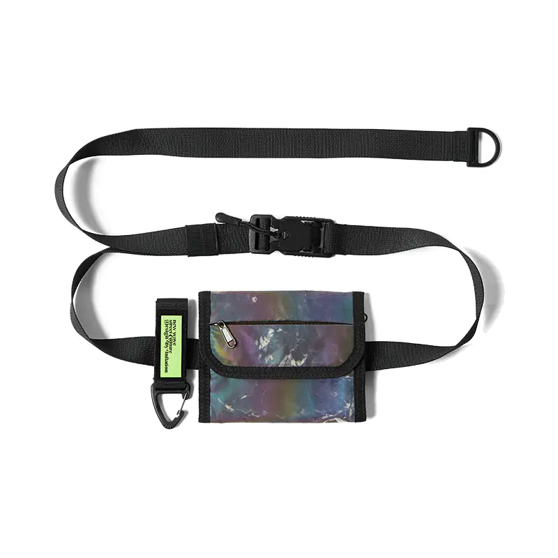 Irregular Personality Laser Reflective Crossbody Bag