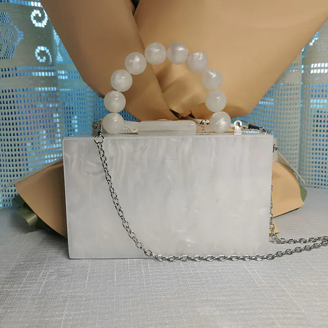 Pearl Clutch Bags for Women - Evening and Wedding Use