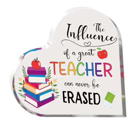 Acrylic Heart Plaque for Mother's Day Gift (1 Piece)