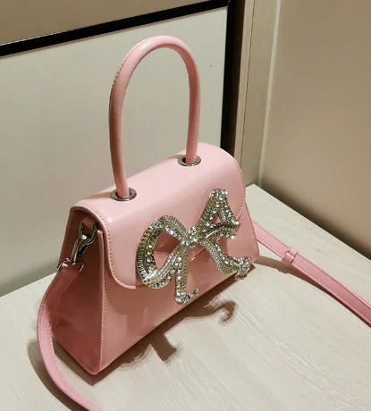 Luxury Rhinestone Butterfly Handbag for Fall/Winter