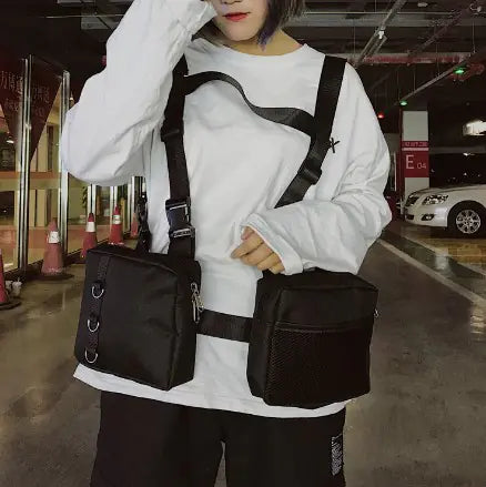 Hip Hop Style Dual-use Fanny Pack for Men and Women