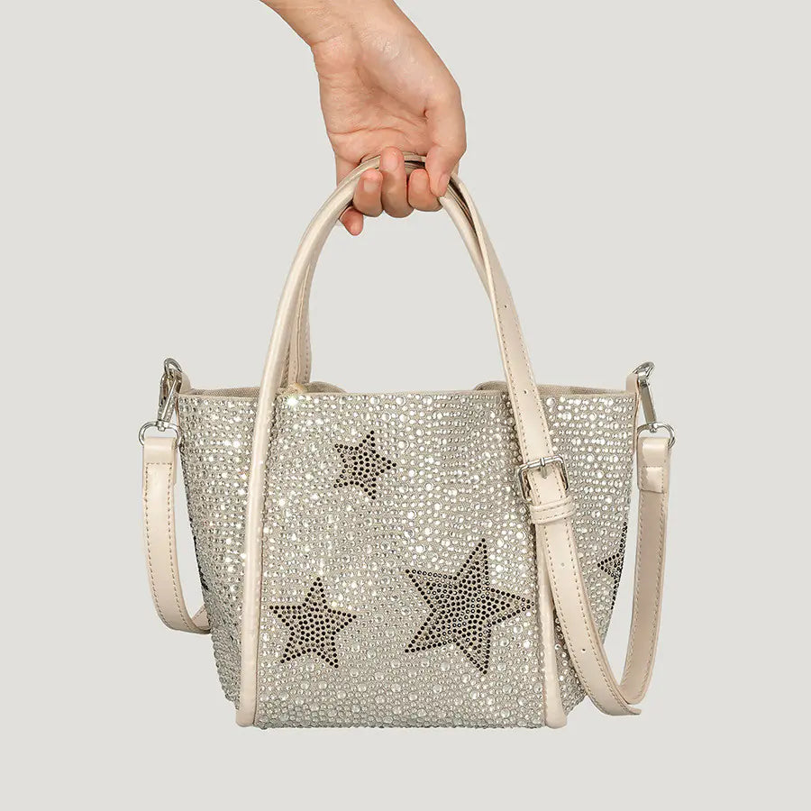 XINGX Rhinestone Handbag for Women - Autumn & Winter