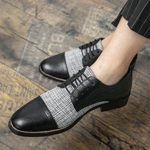 Men's Low-Top Leather Sneakers and Dress Shoes