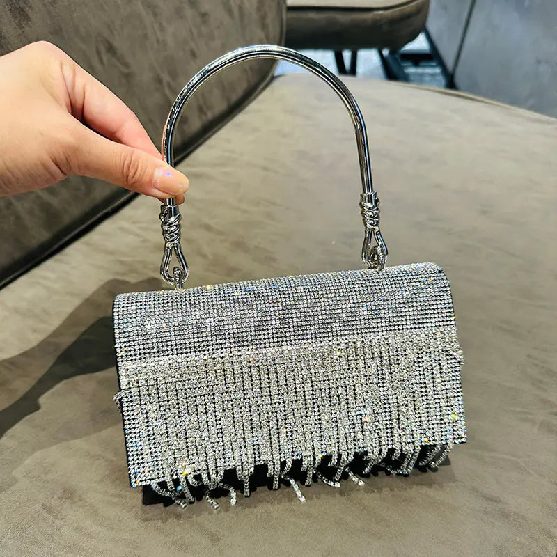 Luxury Rhinestone Evening Clutch Bag for Women