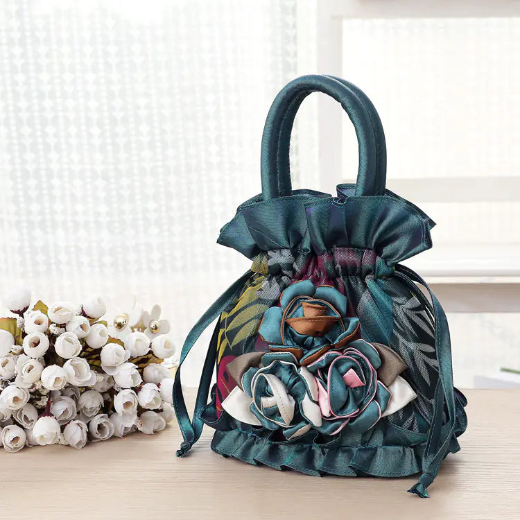 Handheld Small Bag, Phone Bag, Bucket Fabric Bag