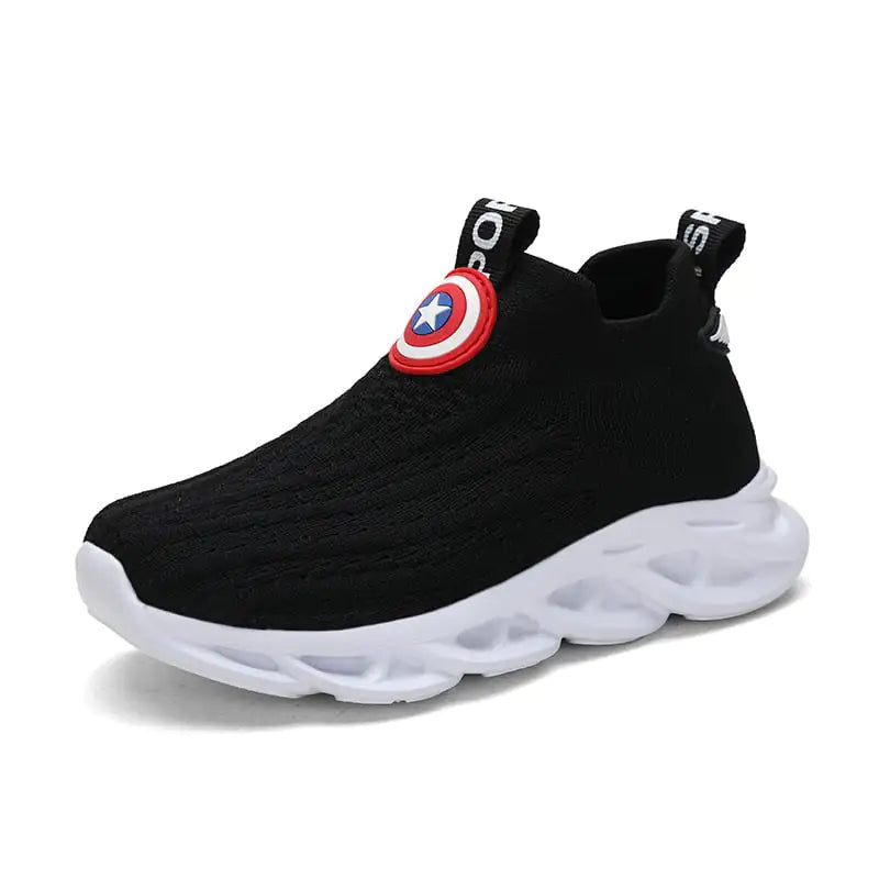 Children's Knitted White Shoes for Boys