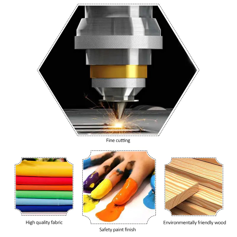 DIY Sound-Light Model Toy Cabin for Christmas Gift