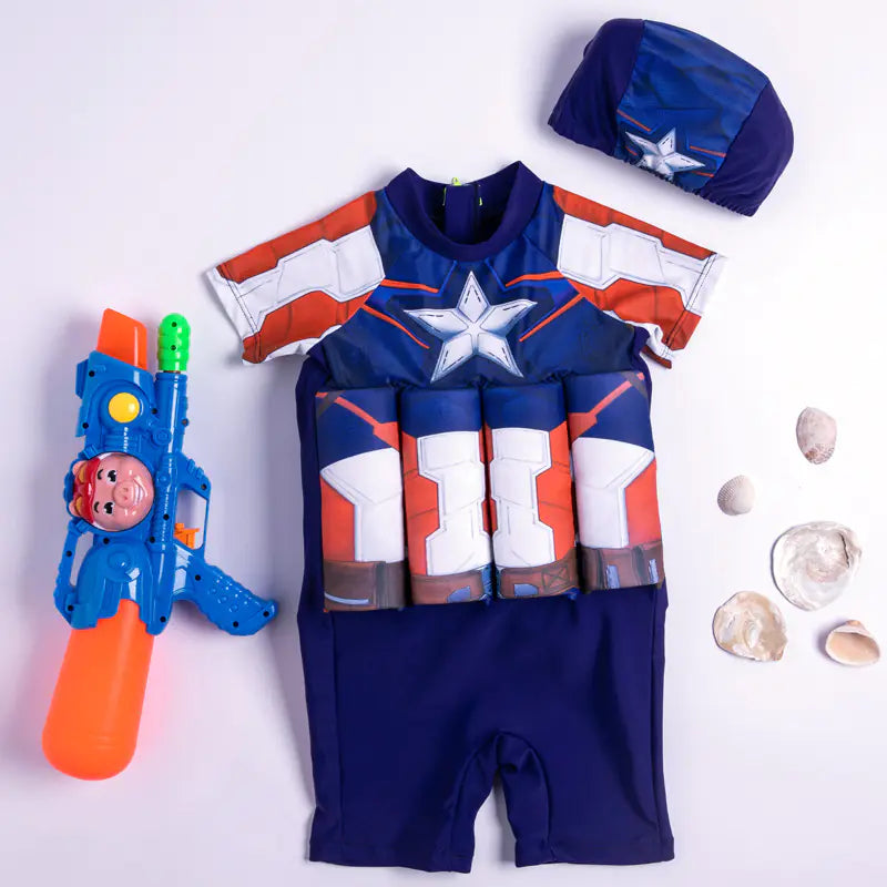 Kids' Float Swimwear for Boys and Girls (One-Piece)