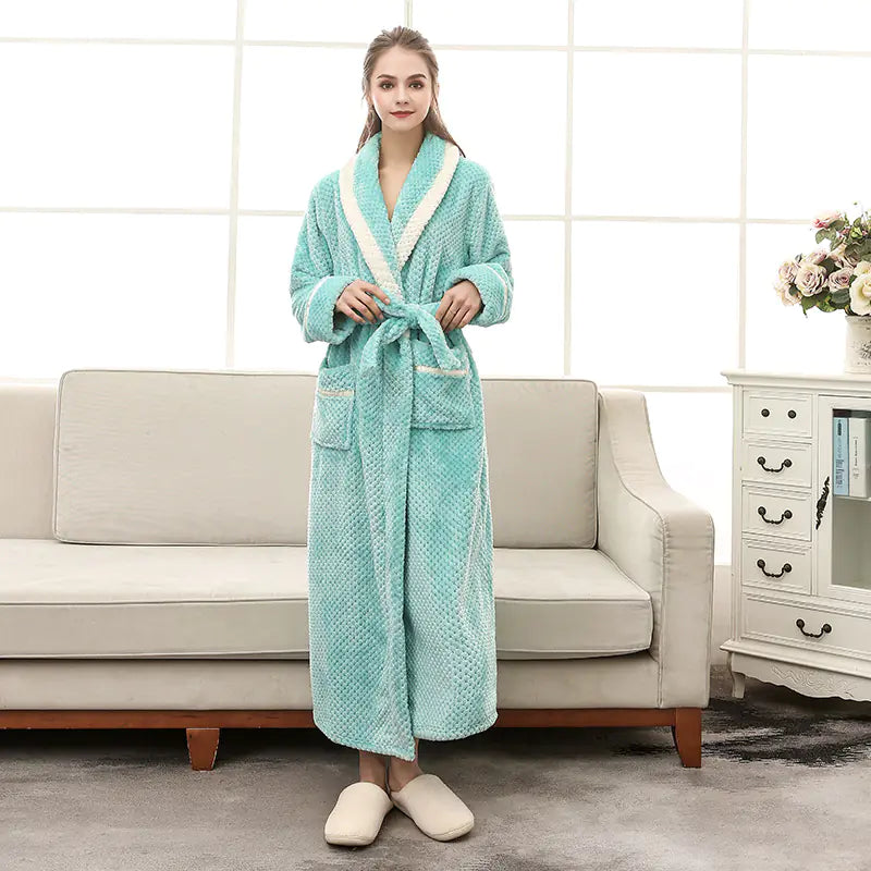 Couple Pajamas and Bathrobe Set for Women