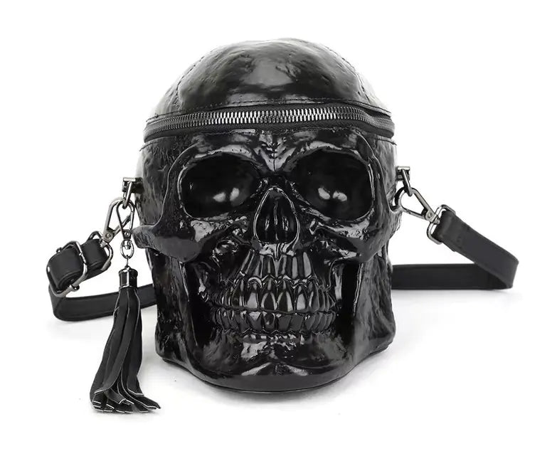 Skull Head Shoulder and Tote Bag