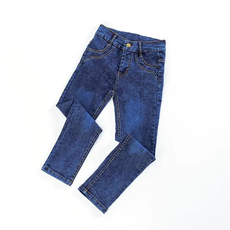 Boys' Slim Fit Stretch Long Jeans