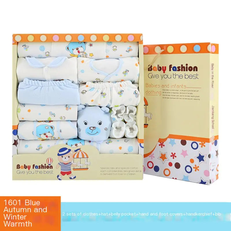 17-Piece Newborn Clothing Set with Gift Box