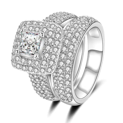 Engagement and Wedding Ring Set