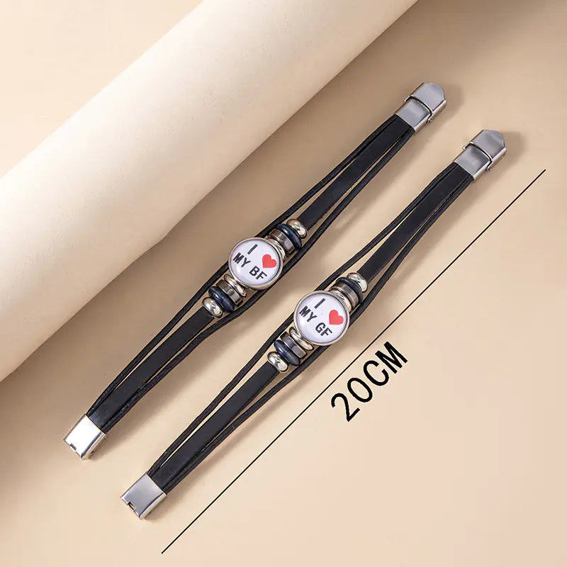 I Love You Couples Night Glow Bracelet Gift - Comfort Gift Box