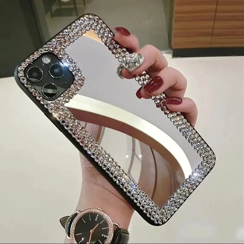 Glitter Rhinestone Phone Case for iPhone Models
