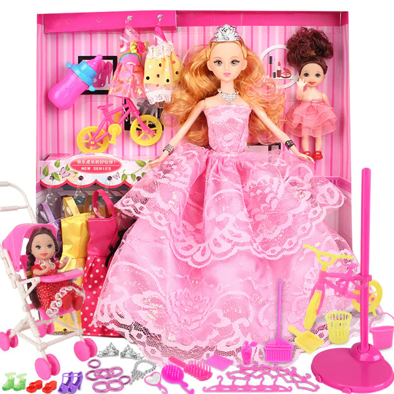 Special Dress-Up Barbie Doll Gift Set for Kids