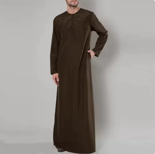 Men's Islamic Long Sleeve Kurta Robe - Comfort Gift Box