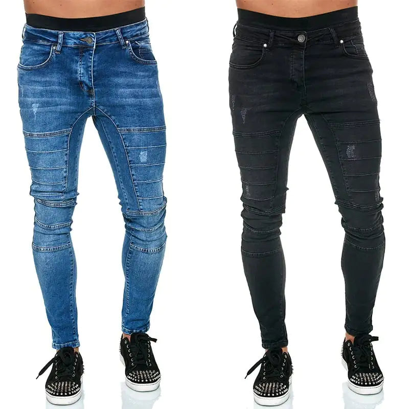 Men's Hip-hop Ripped Skinny Casual Jeans