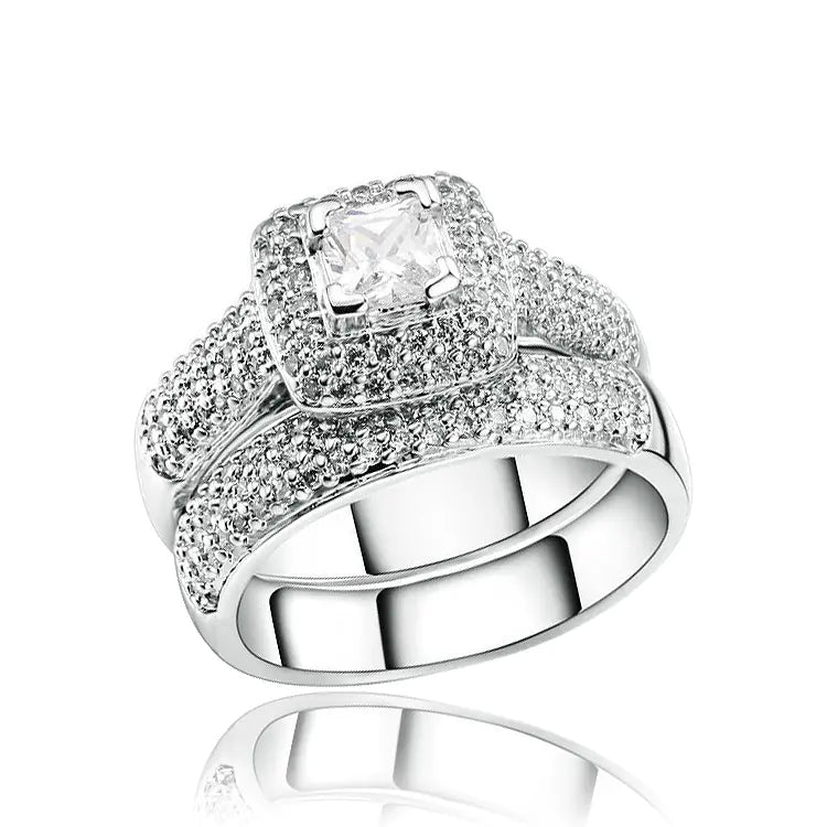 Engagement and Wedding Ring Set