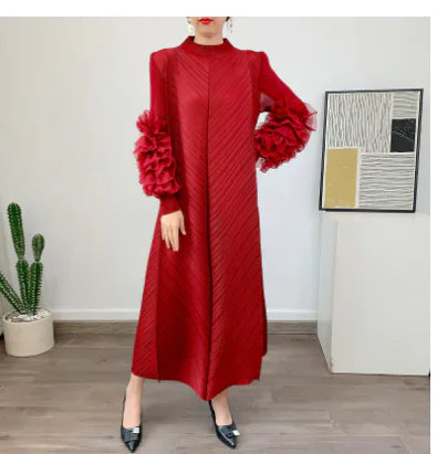 Long Floral Print Maxi Dress