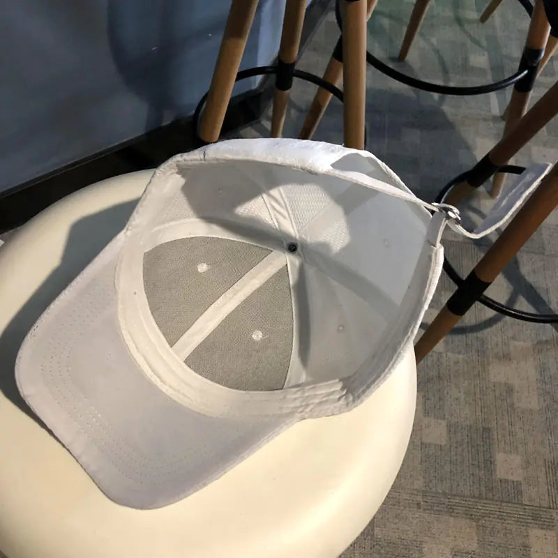 Women's Rhinestone Baseball Cap with Letter Design