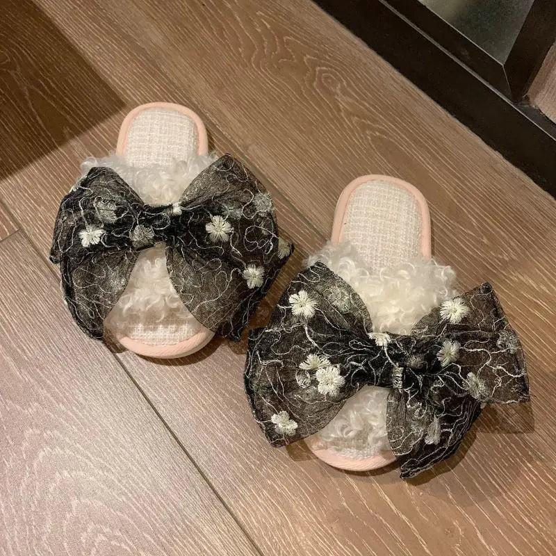 Fashionable Furry Slippers for Women Indoors