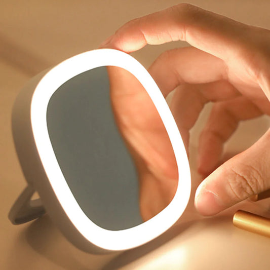 USB Makeup Mirror with Mini Portable Night Light - Comfort Gift Box