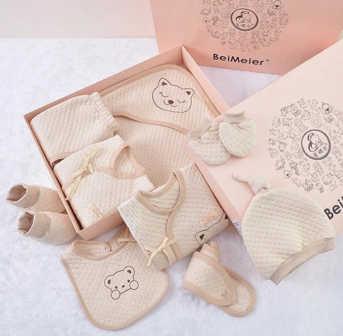 Newborn Gift Set Cotton Baby Clothes - Comfort Gift Box