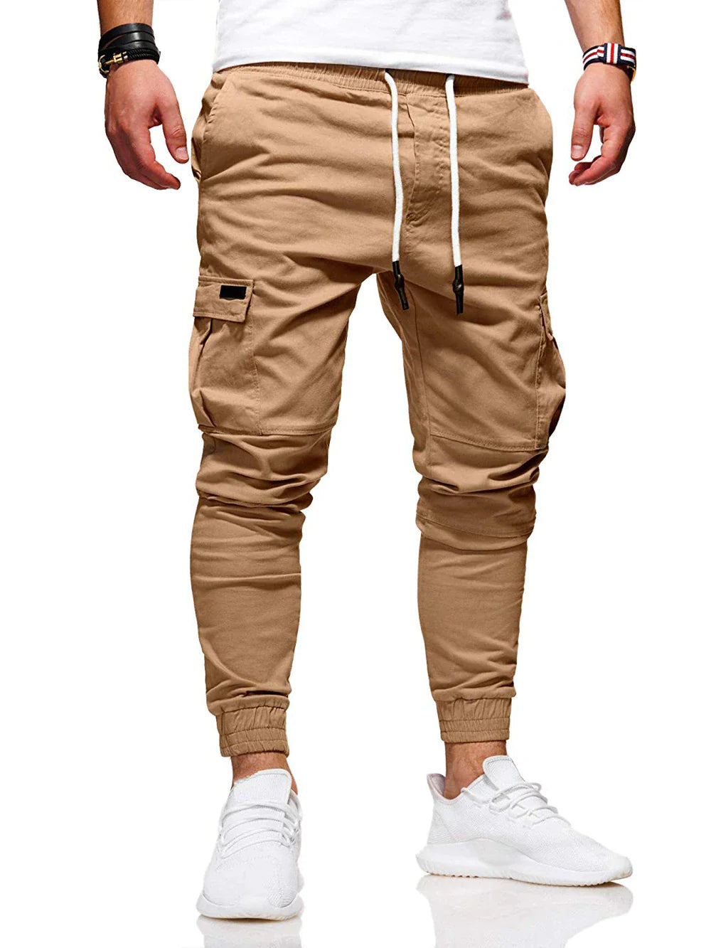 Men's Casual Joggers Pants Sweatpants Cargo Combat
