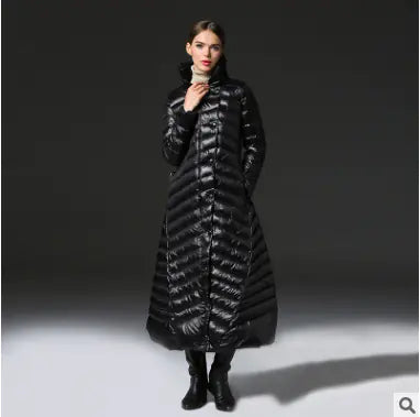 Lightweight Long Down Jacket for Woment