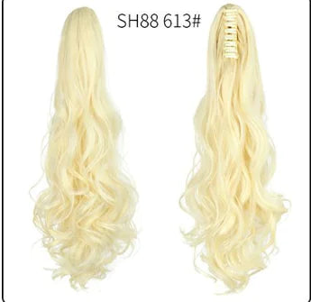 Fluffy Natural Lifelike Claw Clip Ponytail
