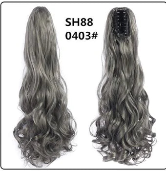 Fluffy Natural Lifelike Claw Clip Ponytail