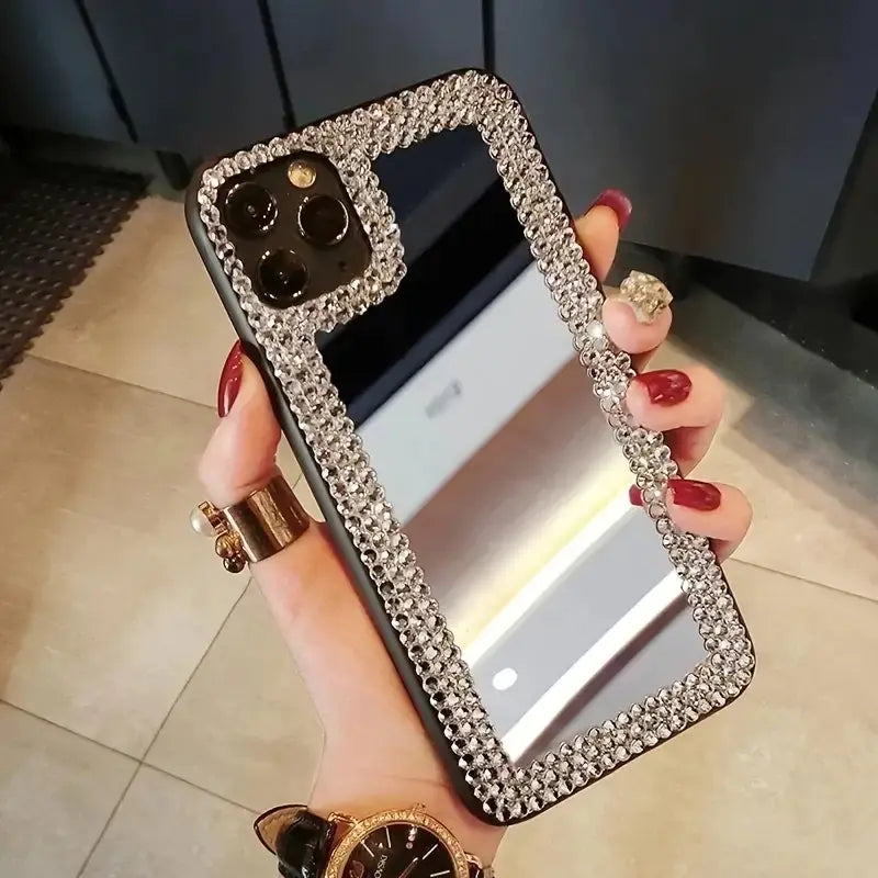 Glitter Rhinestone Phone Case for iPhone Models