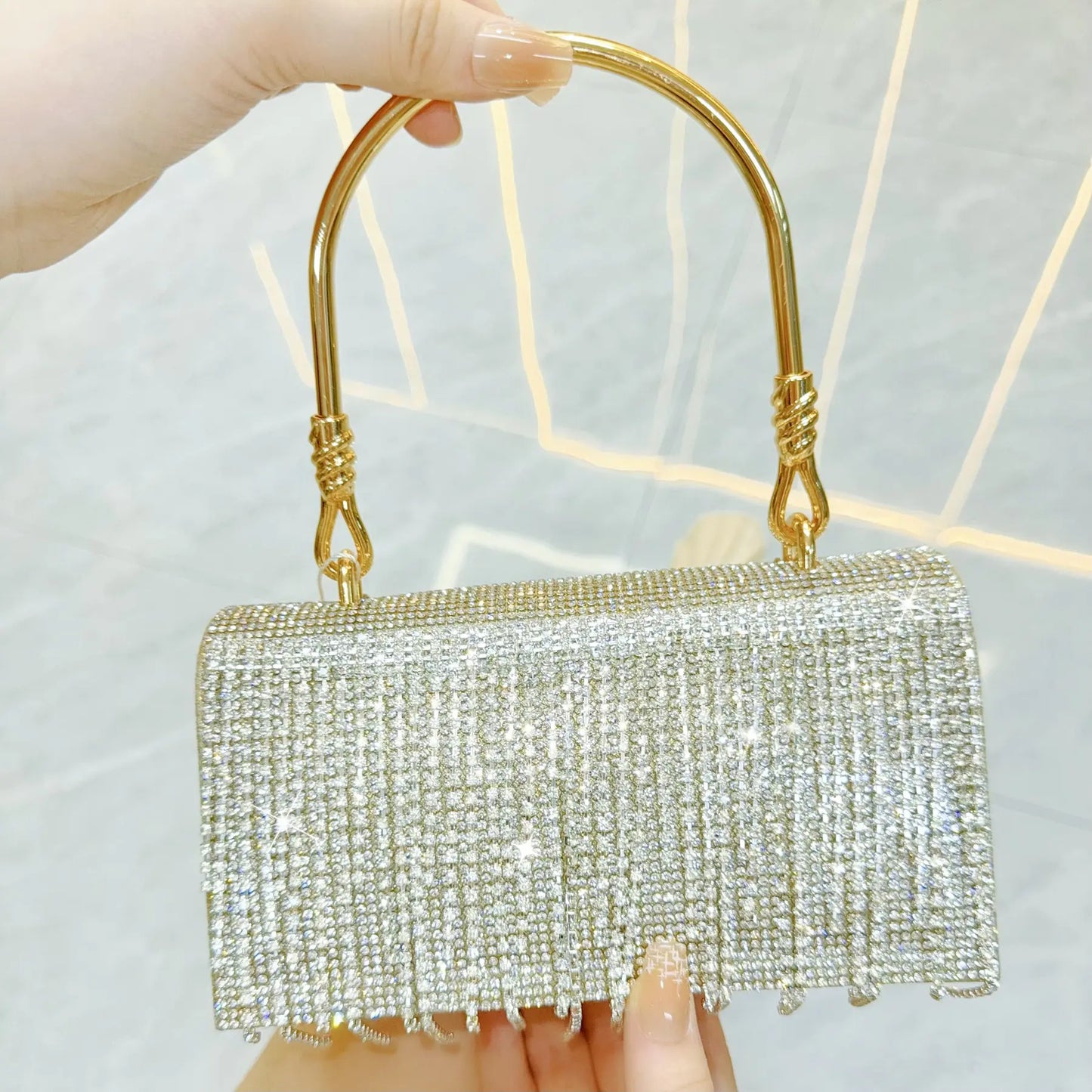Luxury Rhinestone Evening Clutch Bag for Women