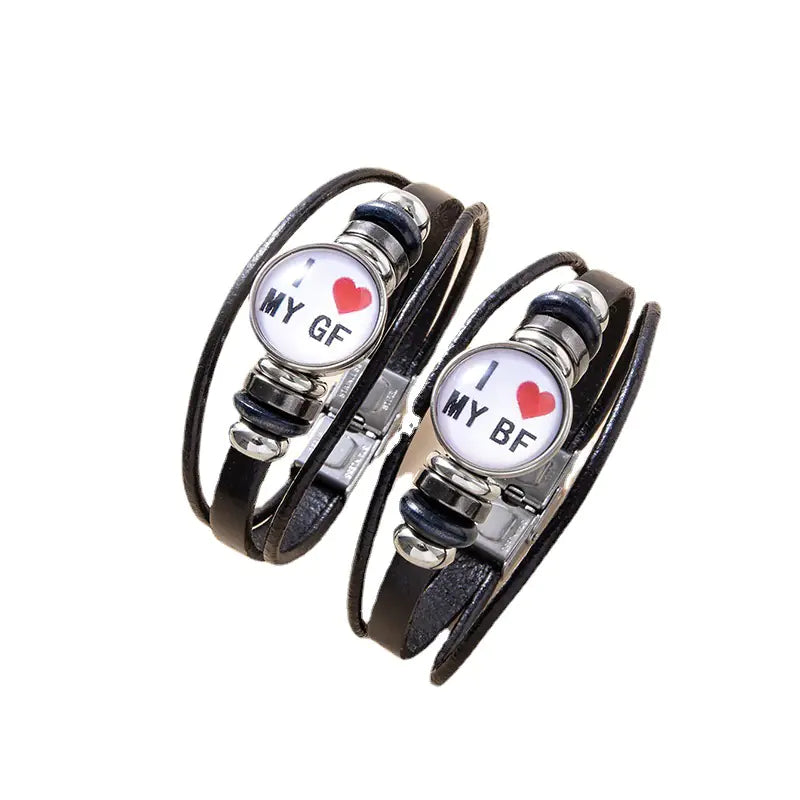 I Love You Couples Night Glow Bracelet Gift - Comfort Gift Box