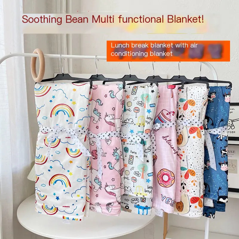 Child's Air Conditioner Comfort Blanket & Beanie - Comfort Gift Box