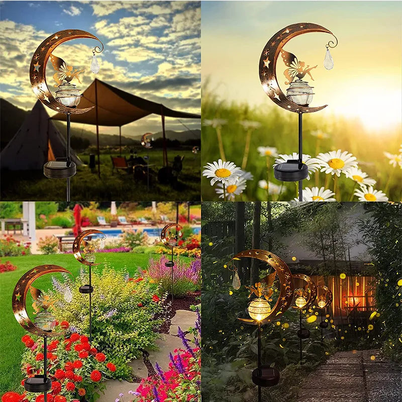 Solar Moon Fairy Garden Lamp - Comfort Gift Box