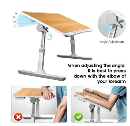 Adjustable Portable Laptop Bed Table - Comfort Gift Box