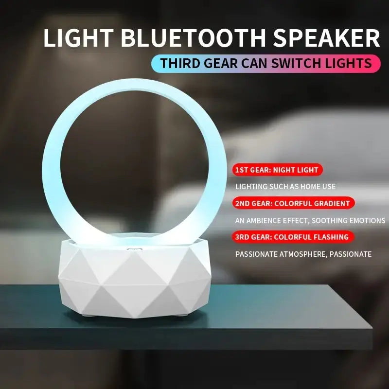 Portable RGB Light Speaker for Colorful Sound Experience - Comfort Gift Box