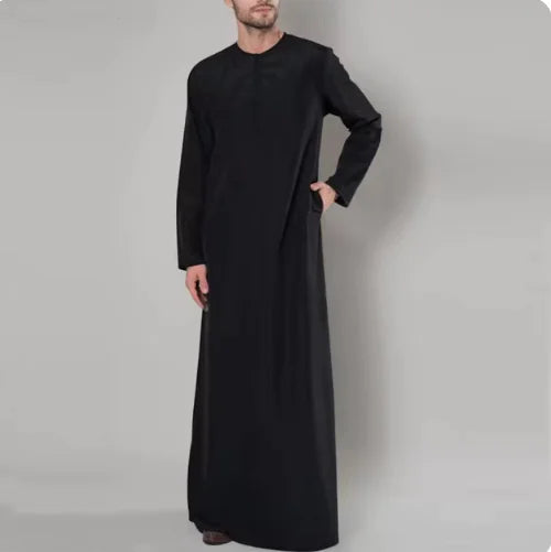 Men's Islamic Long Sleeve Kurta Robe - Comfort Gift Box