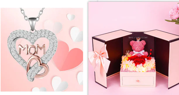 Little Bear Preserved Fresh Flower Gift Box