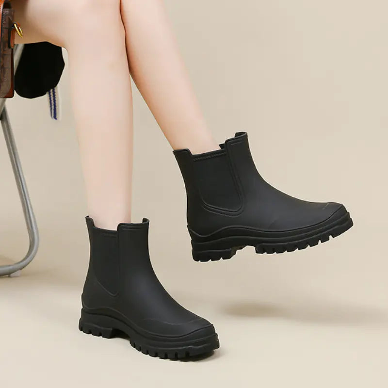 Women's Waterproof Non-slip Rubber Rain Boots - Comfort Gift Box