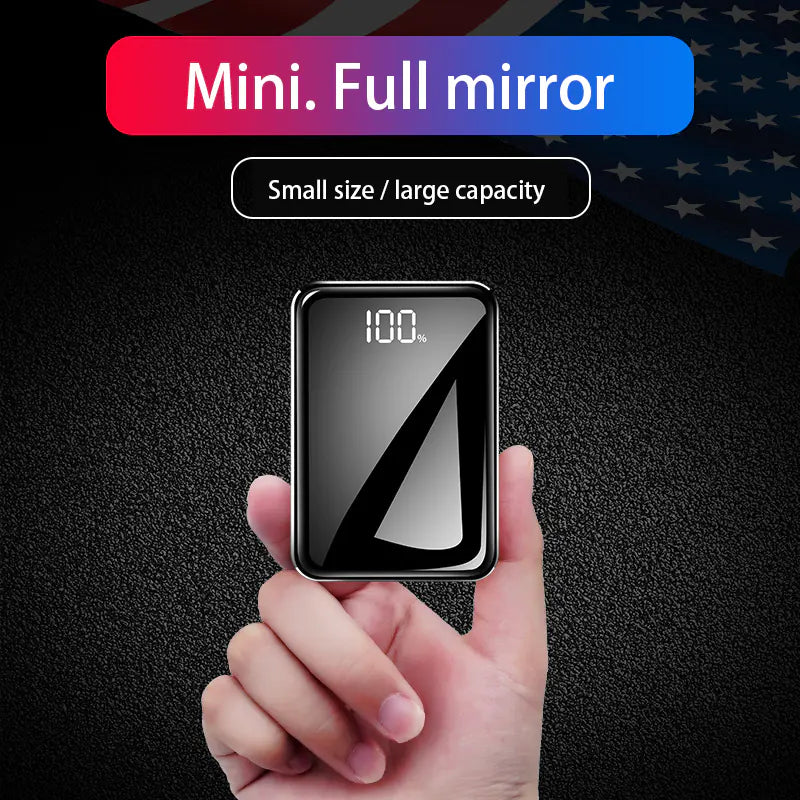 20000mAh Ultra-Thin Mirror Portable Power Bank - Comfort Gift Box