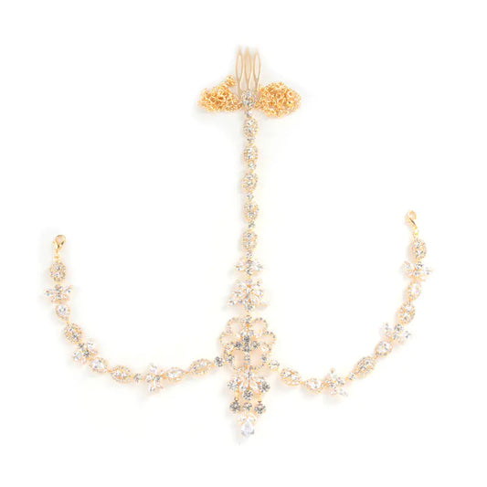 Rhinestone Hair Accessories with Tassels for Women