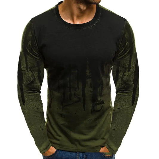 Camouflage Long Sleeve Youth T-Shirt for Men