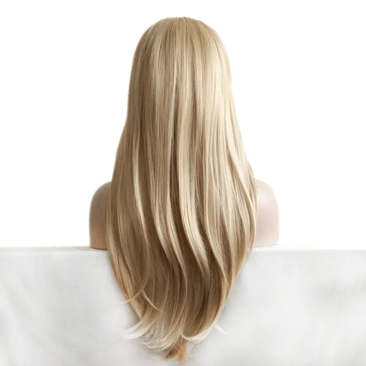 Medium-Length Fluffy Big Wavy Bangs Hairstyle