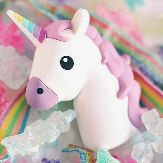 Portable 1200mAh Unicorn Battery Charger Power Bank - Comfort Gift Box