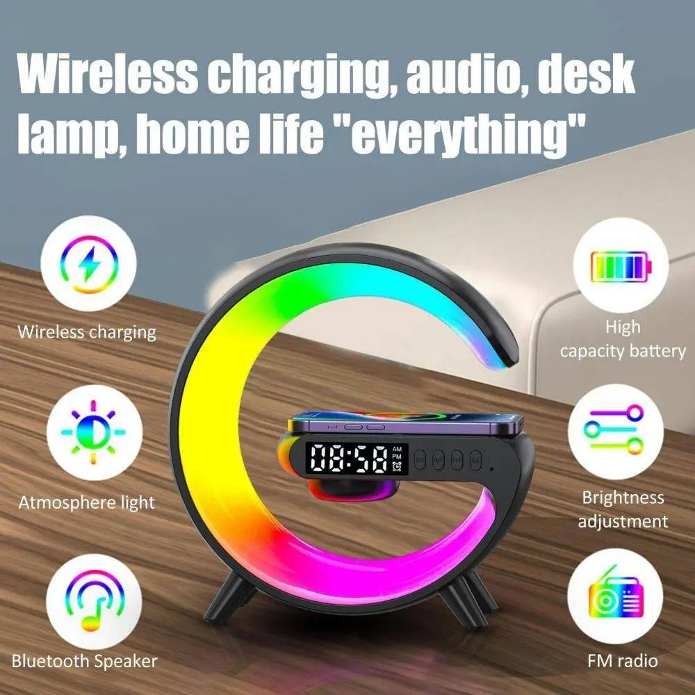 RGB Lamp: Speaker, Charger, Alarm - Comfort Gift Box