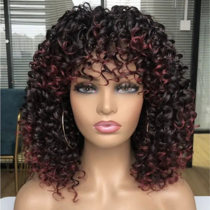 Women's Fluffy High-Temperature Silk wig