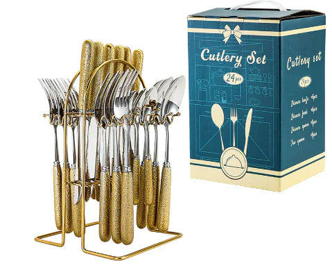 Majesty Stainless Steel Cutlery Set (One Set) - Comfort Gift Box
